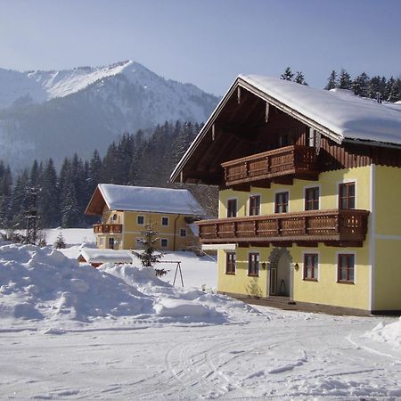 Ferienwohnung Pferdehof Almgut Faistenau Exterior foto